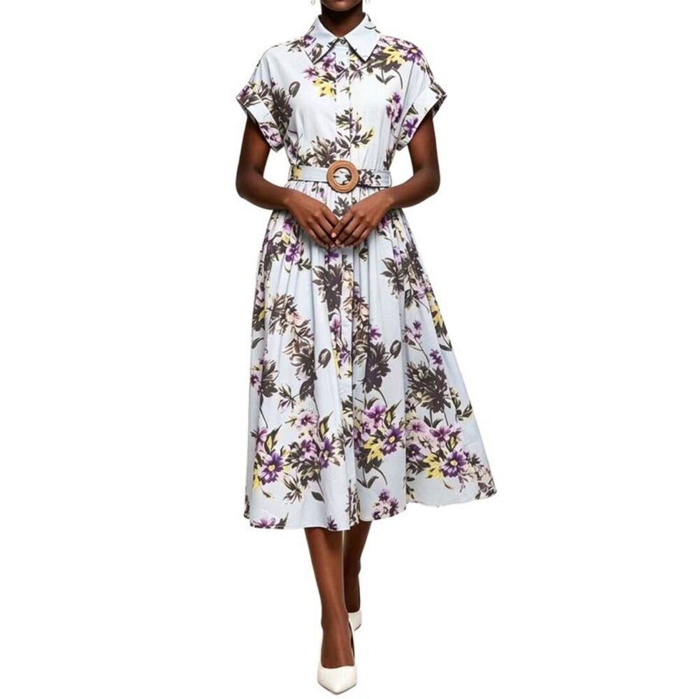 Linda Charm Womens Shirt Dress